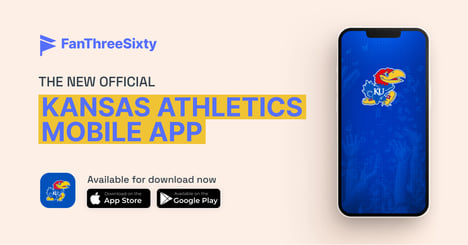FanThreeSixty powers the new Kansas Athletics Mobile App